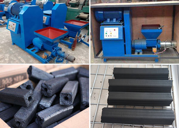 charcoal and wood briquette machine