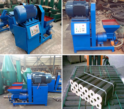 The stress of raw materials in the forming cylinder of briquette machine