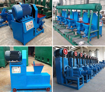 What is the production principle of briquette machine?