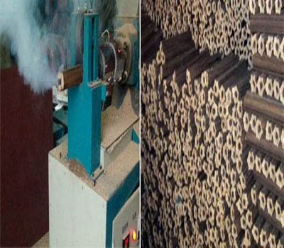 The cause of banging noise of biomass briquette machine