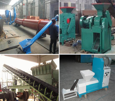 Operation notices in the production of briquette machine