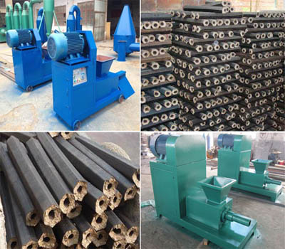 Production section of biomass briquette machine