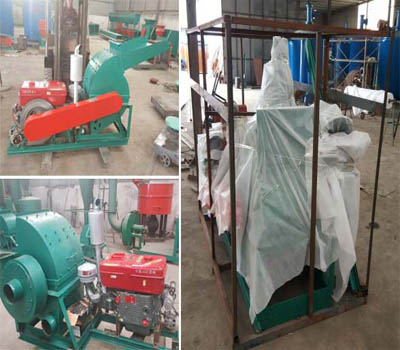 CPFSJ-04 wood crusher machine was ordered on May 4, 2016