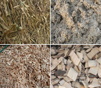 Grading of raw material used in briquette machine