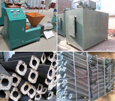 Notices in the production of briquette machine