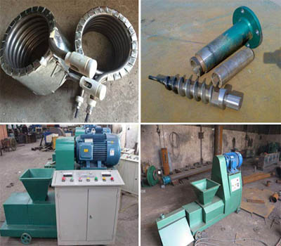 Parts processing and material selection of briquette machine