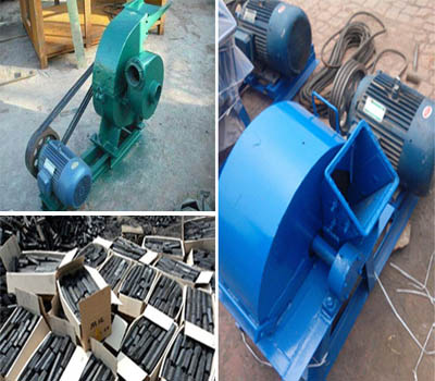 Wood crusher machine used in briquette production