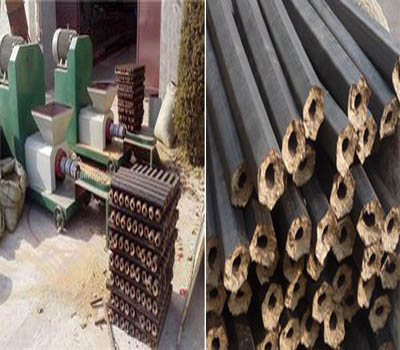 Improving the efficiency of charcoal production with briquette machine