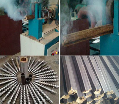 Analysis of the briquette fracture and spark in the production of biomass briquette machine