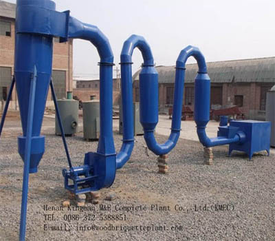 Air blast dryer and rotary dryer