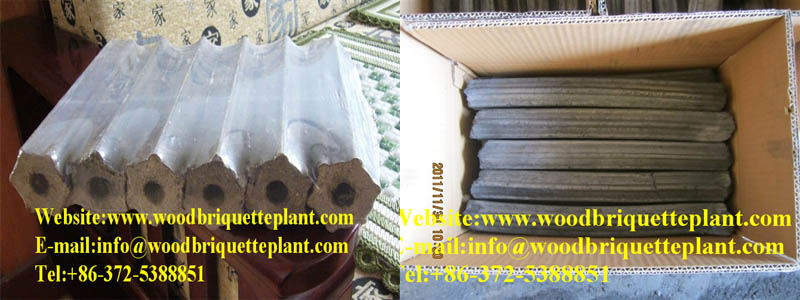 Packing of briquettes