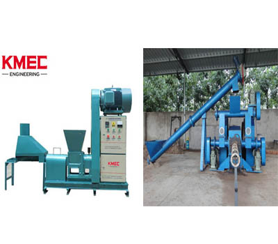 Biomass briquette machine