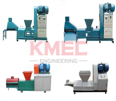 Biomass briquetting machine