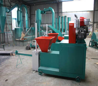 How to remove rust from the accessories of straw   briquetting machine