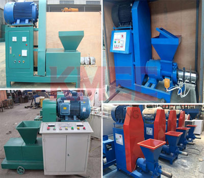 Biomass briquetting machine