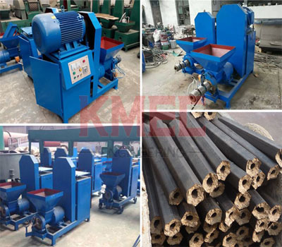 Straw briquetting machine