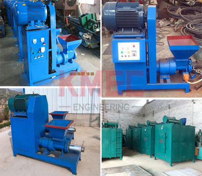 Biomass briquette machine