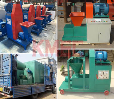 Straw briquetting machine