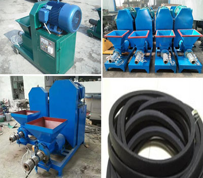 How to adjust the v-belt of straw briquette machine when it is too tight?